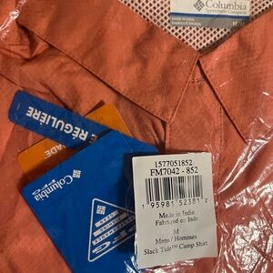 Columbia Men's Vibrant Orange Shirt